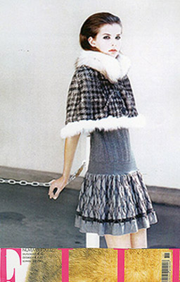 styliste knitwear designer mode fashion maille dress Robe femme womenswear adam jones paris publication press magazine elle