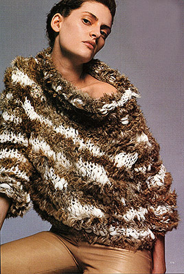 styliste knitwear designer mode fashion maille dress Robe femme womenswear dior publication press magazine